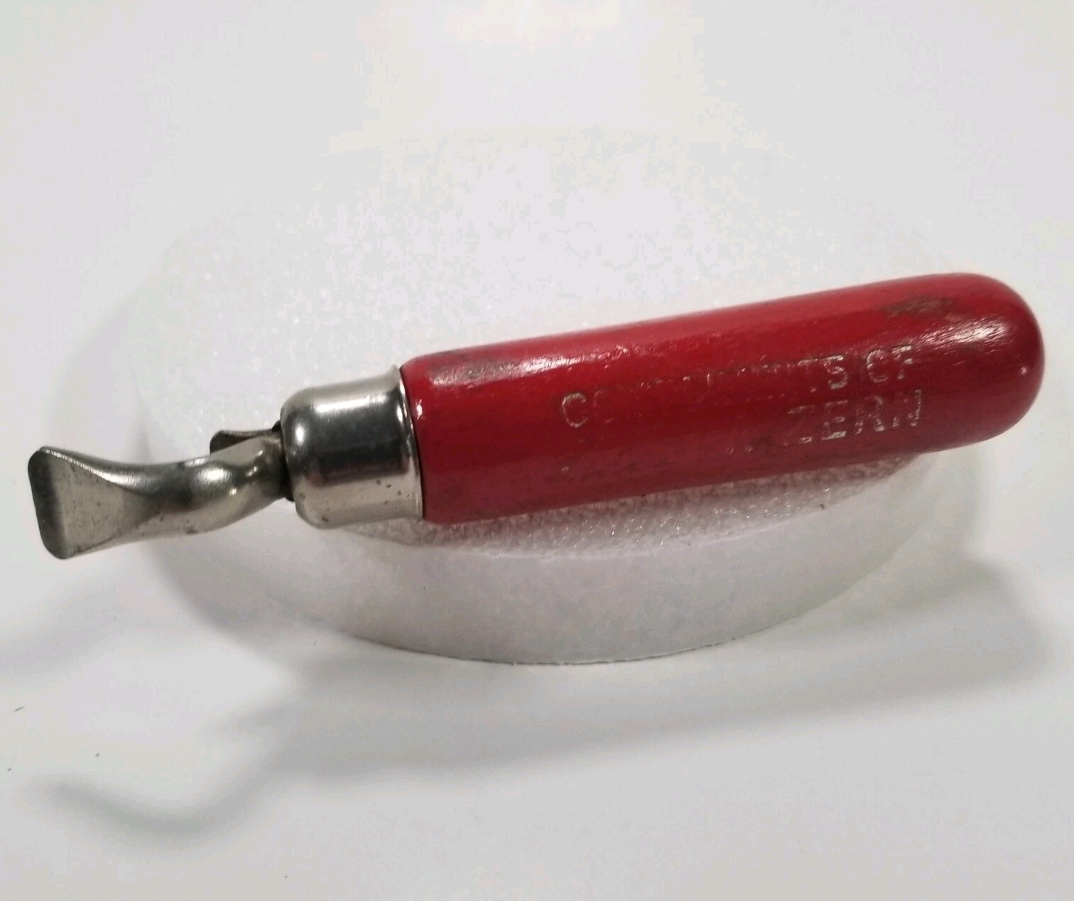 Manheim PA Can Opener VIntage Red Handle John A. Zern Beverage Distributor Sales