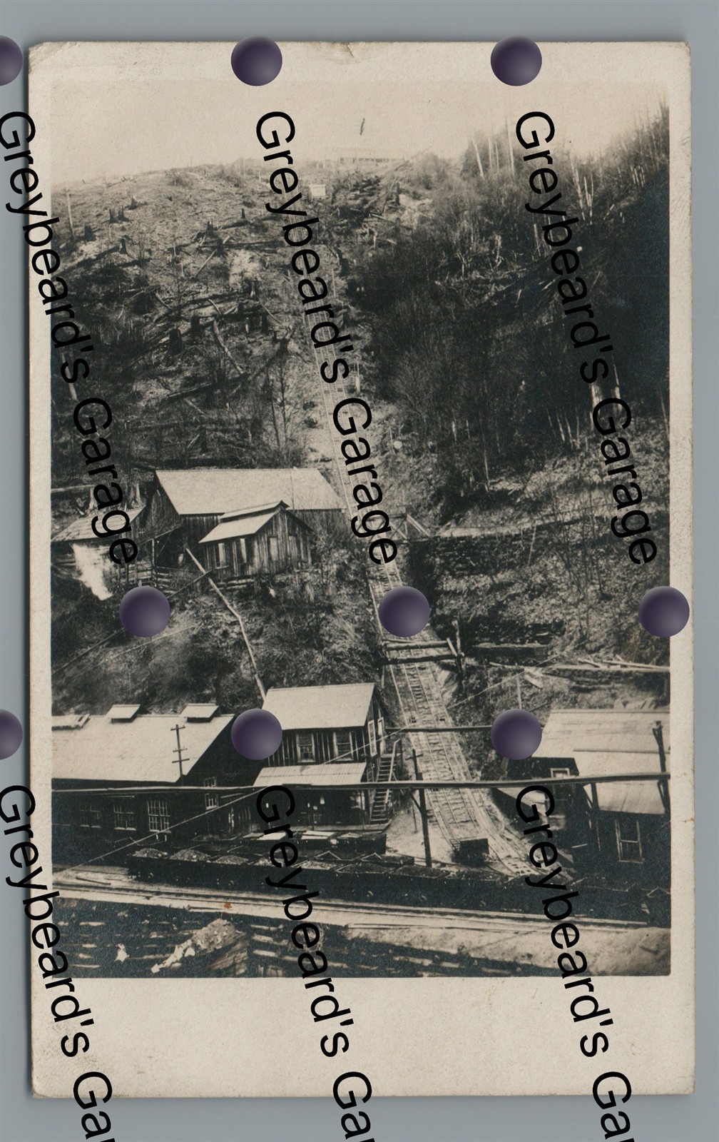RPPC Carbon Hill Mine Mining CARBONADO WA Washington 1908 Real Photo Postcard