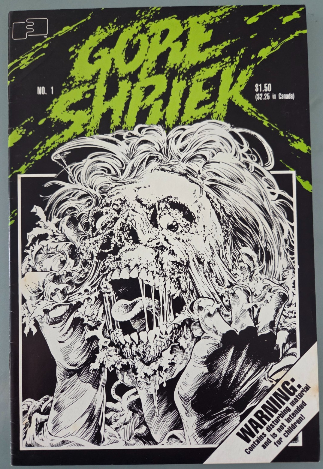 GORE SHRIEK #1 (1986) FANTACO GREG CAPULLO 1ST INTERIOR ART STEVE BISSETTE