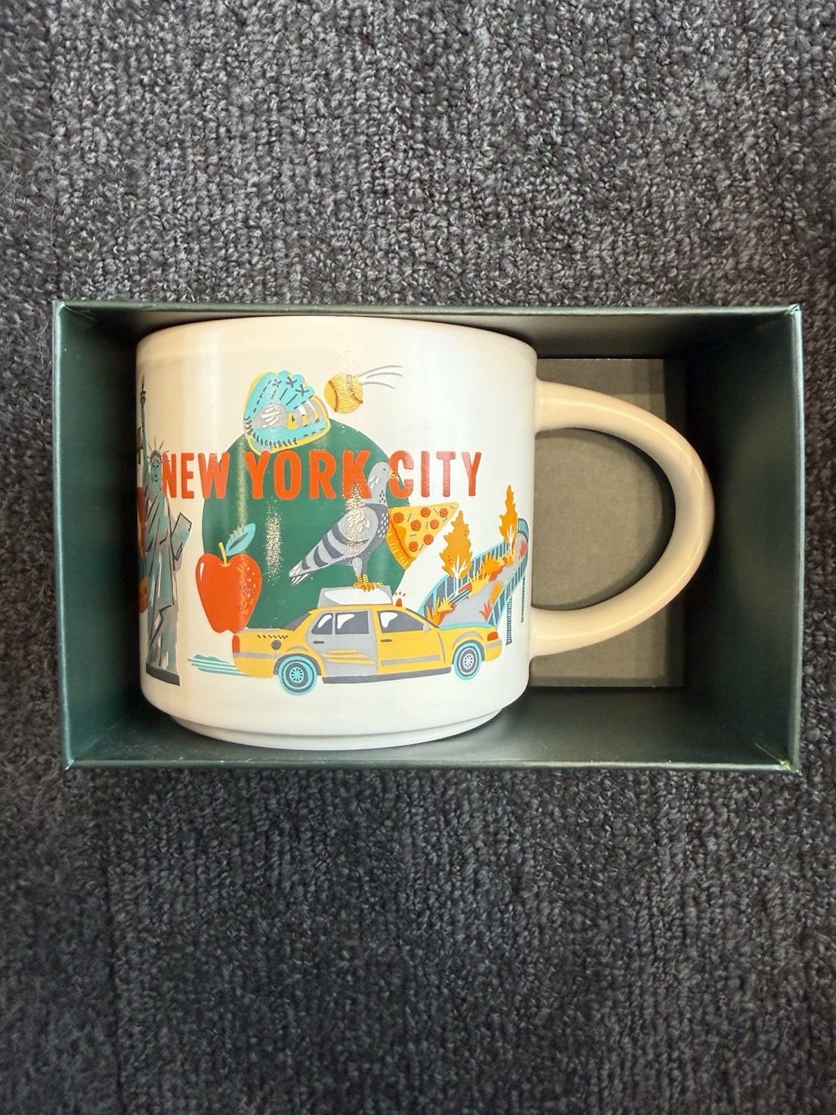 Starbucks New York City Coffee Mug Discovery Series 14 Oz New In Box