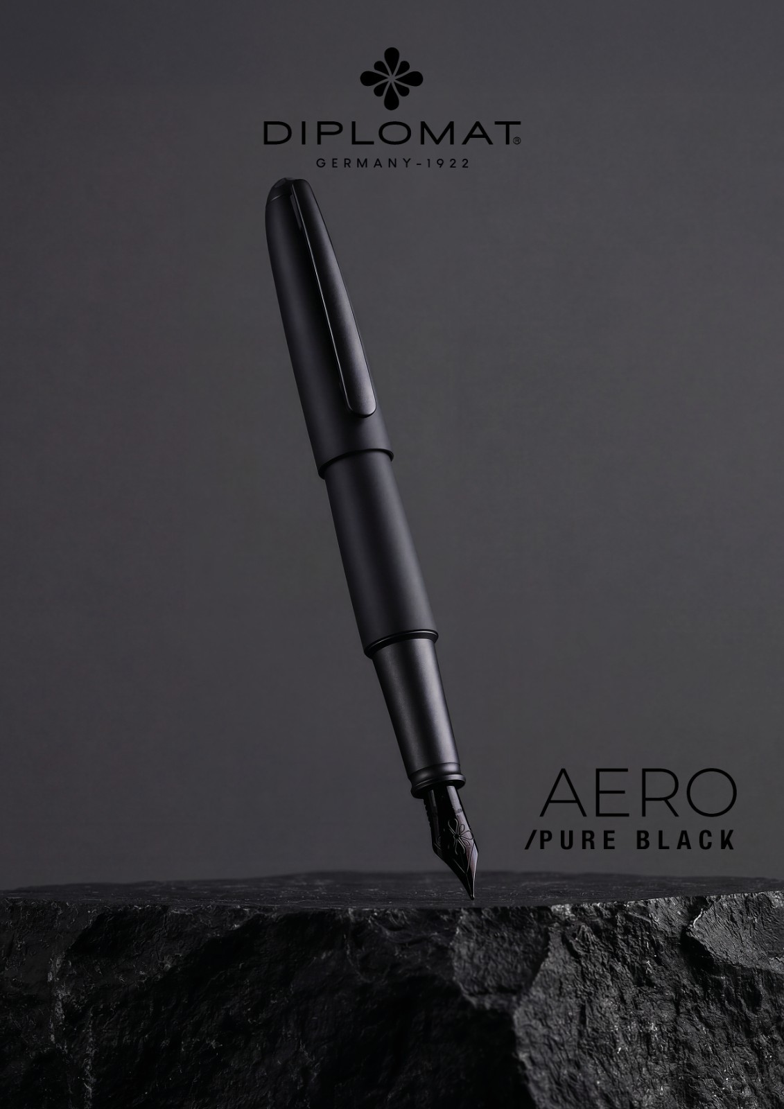 Diplomat Aero Pure Black Special Edition Fountain Pen Nibs Variation Germany