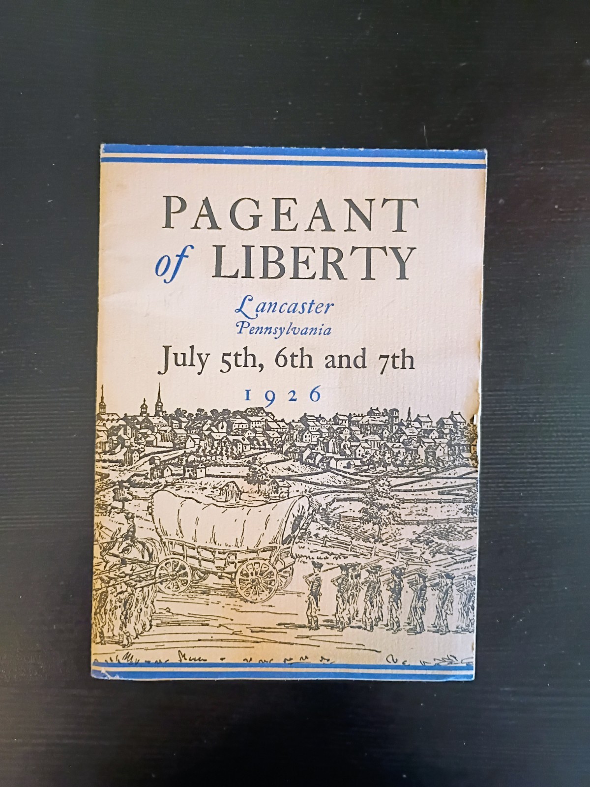 Vintage 1926 Pageant of Liberty Lancaster PA Advertising Booklet