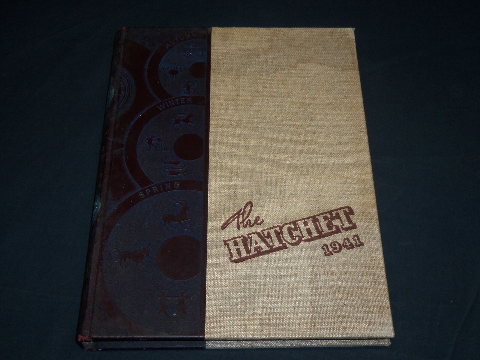 1941 THE HATCHET WASHINGTON UNIVERSITY YEARBOOK - GREAT PHOTOS - YB 1947