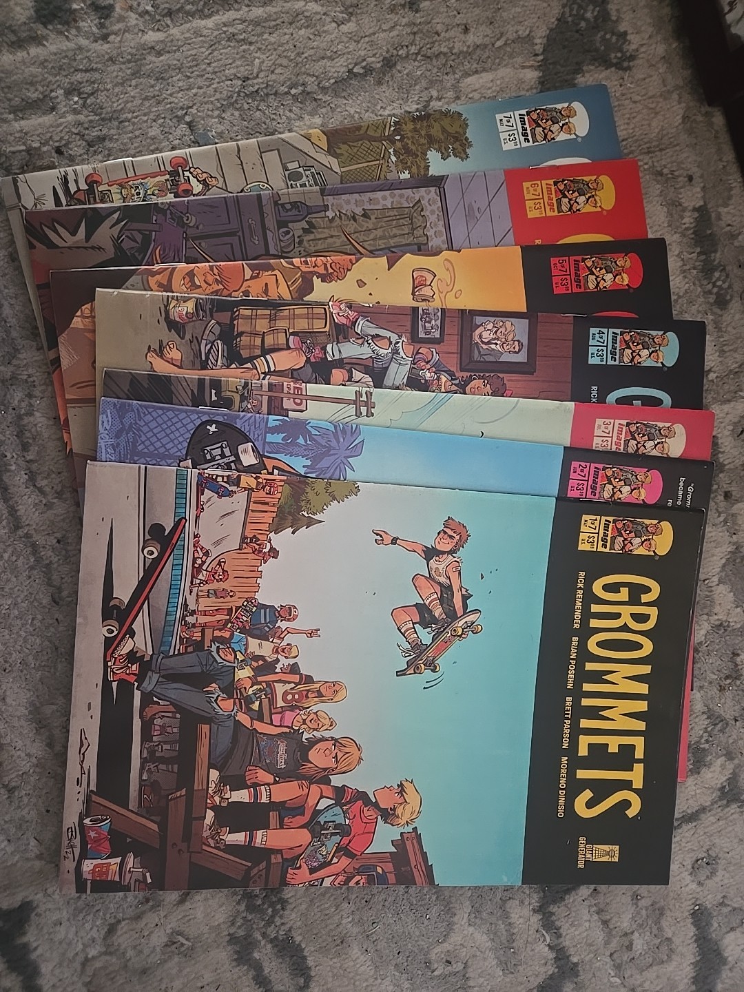 Image Grommets #1-7 COMPLETE SET Remender Parson Posehn Image Grommets #1-7 COMPLETE SET Remender Parson Posehn