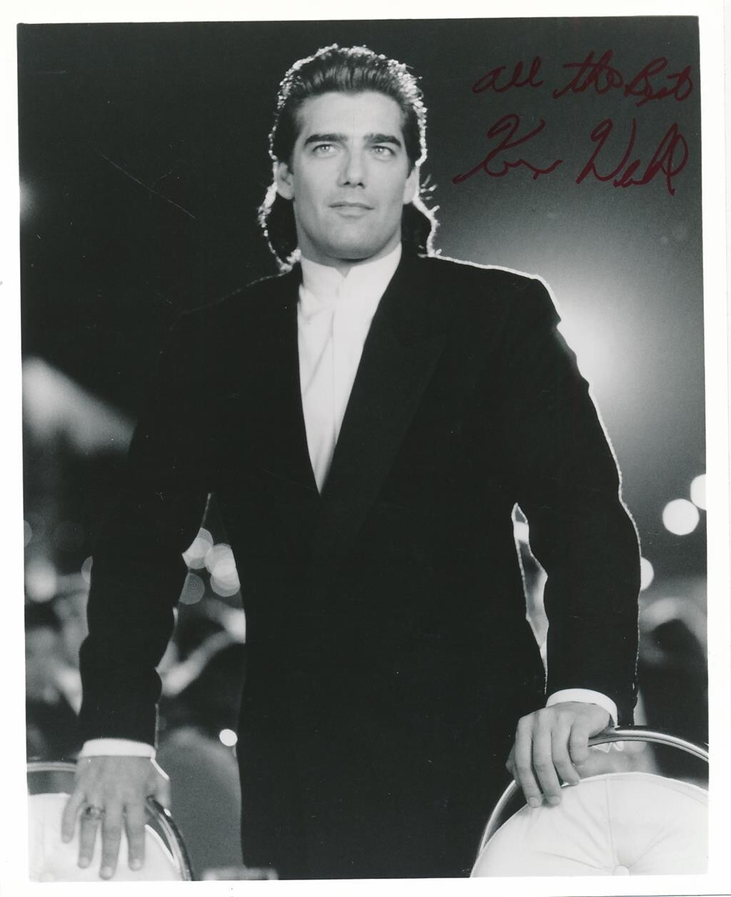 Ken Wahl- Signed B&W Photograph