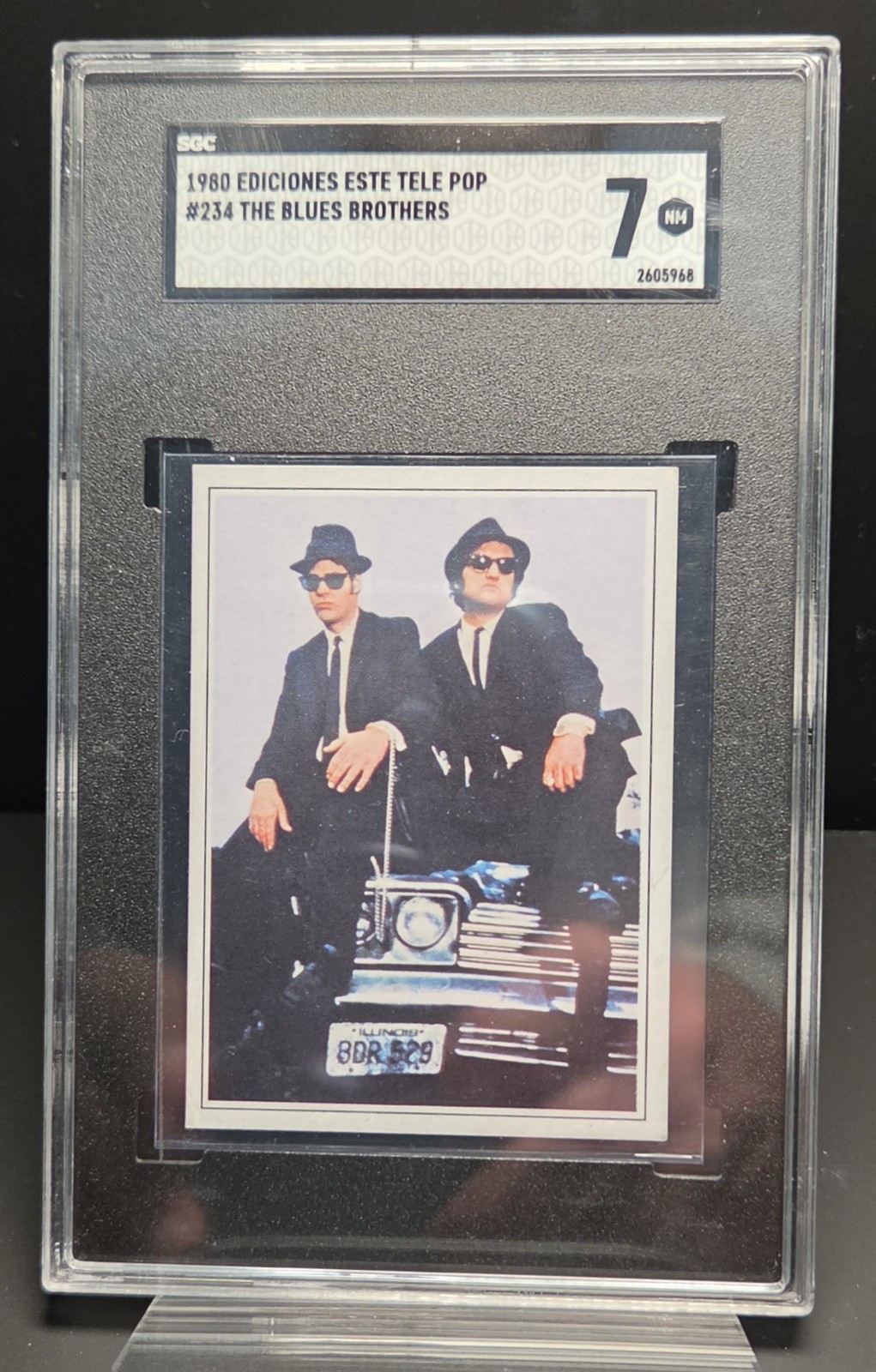 1980 EDICIONES THE BLUES BROTHERS SGC 7 Este Tele Pop Aykroyd Belushi RookieCard 1980 EDICIONES THE BLUES BROTHERS SGC 7 Este Tele Pop Aykroyd Belushi RookieCard