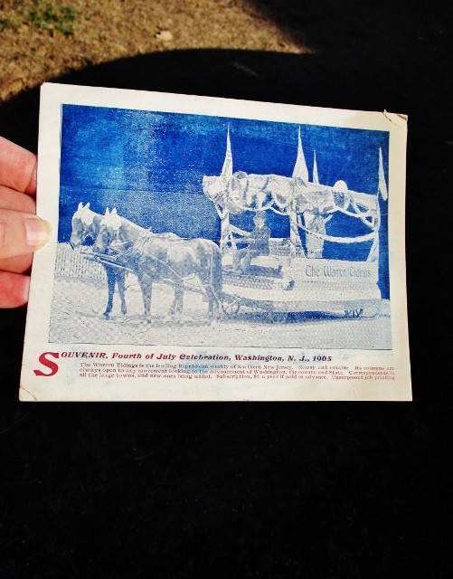 1905 WARREN TIDINGS Republican NEWSPAPER, WASHINGTON, NJ - Souvenir 4th July