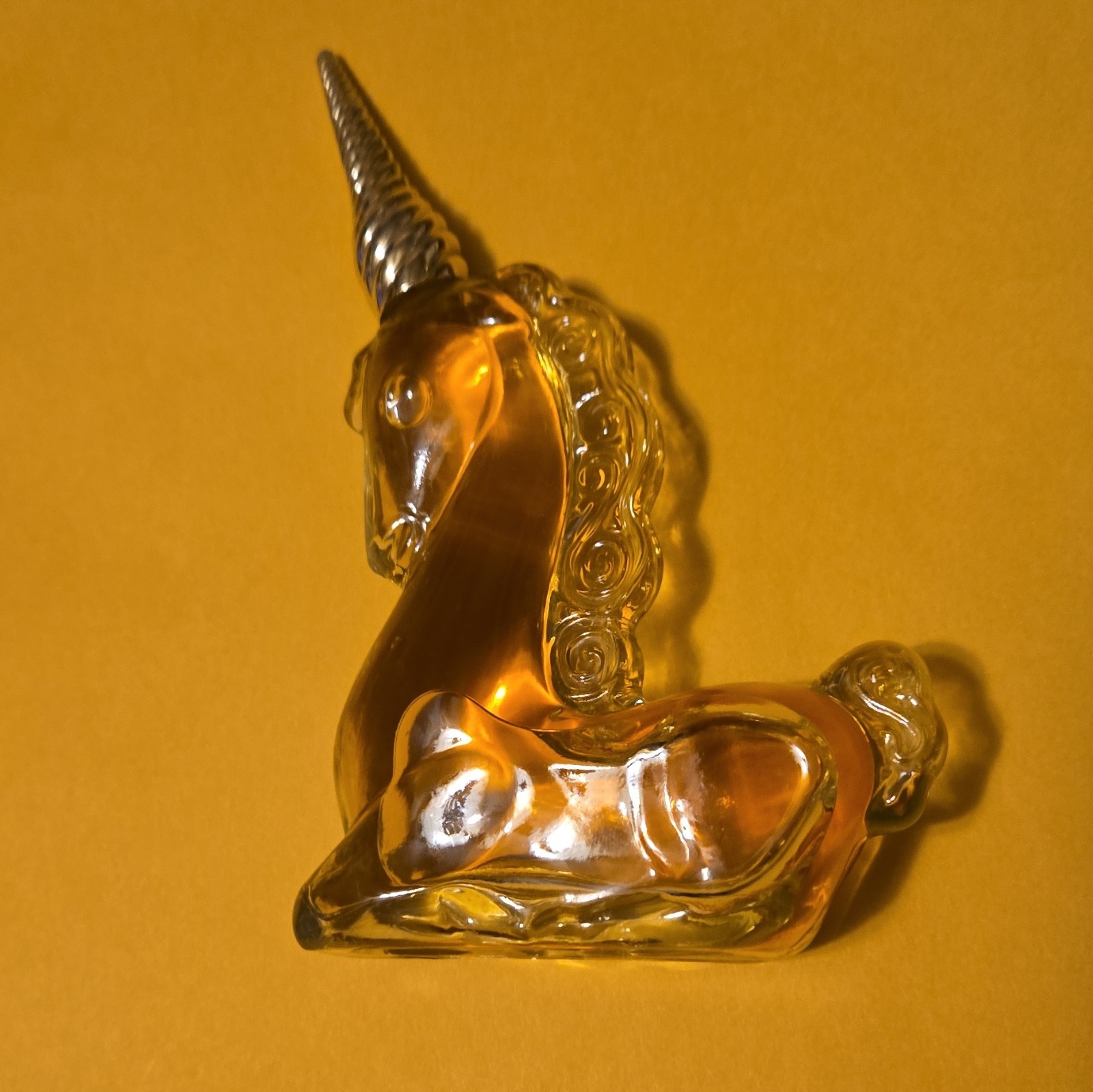 Avon unicorn Field Flowers Cologne 2 fl oz Unicorn-Shaped Glass Bottle