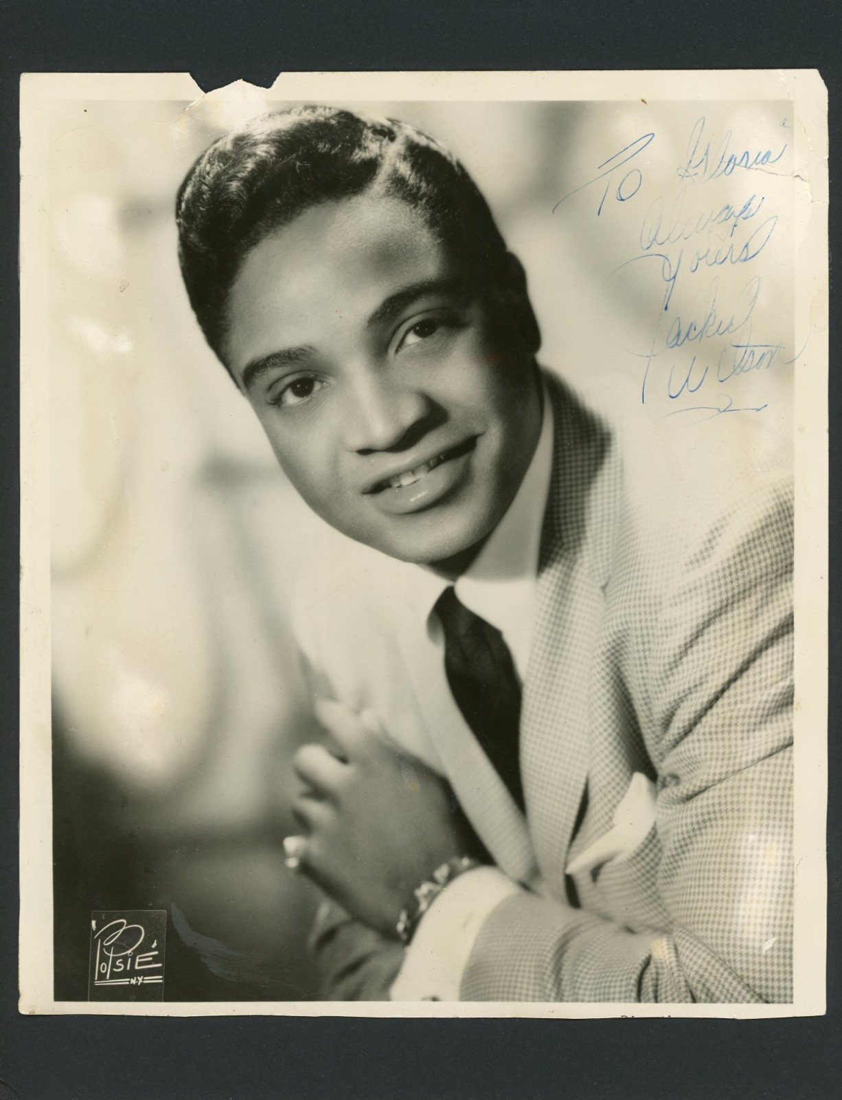 Jackie Wilson ~ Signed Autographed Photograph ~ JSA LOA