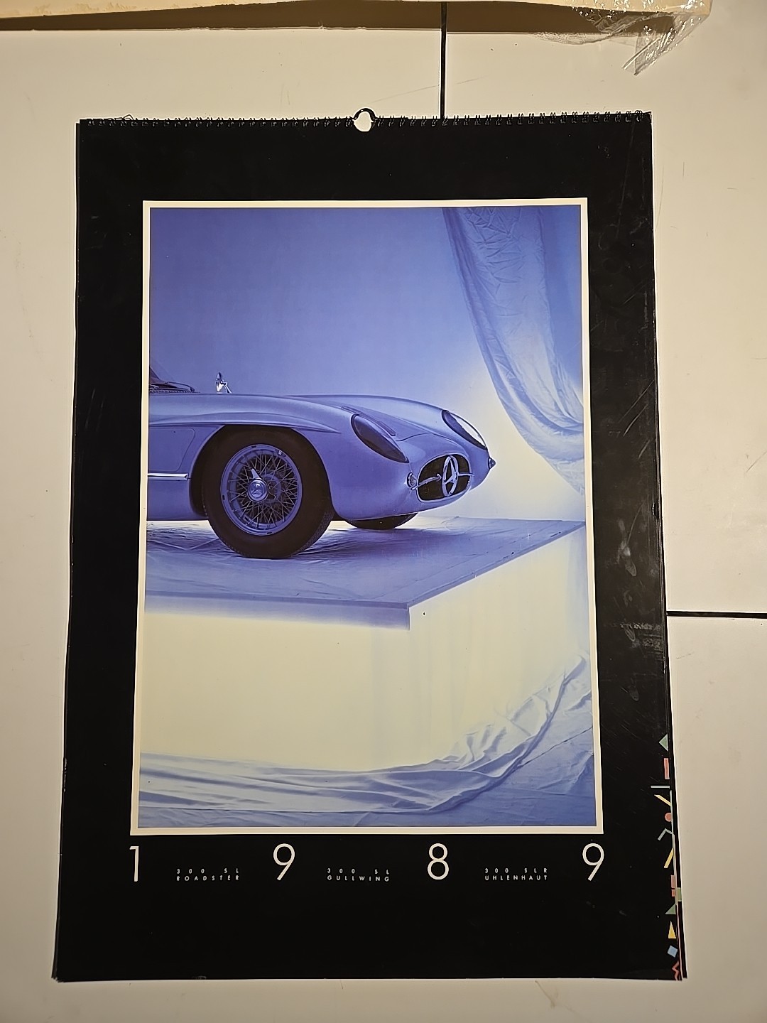 Vintage 1989 Mercedes Benz 300 SL & 300 SLR LARGE Calendar ~18x25\ Vintage 1989 Mercedes Benz 300 SL & 300 SLR LARGE Calendar ~18x25\