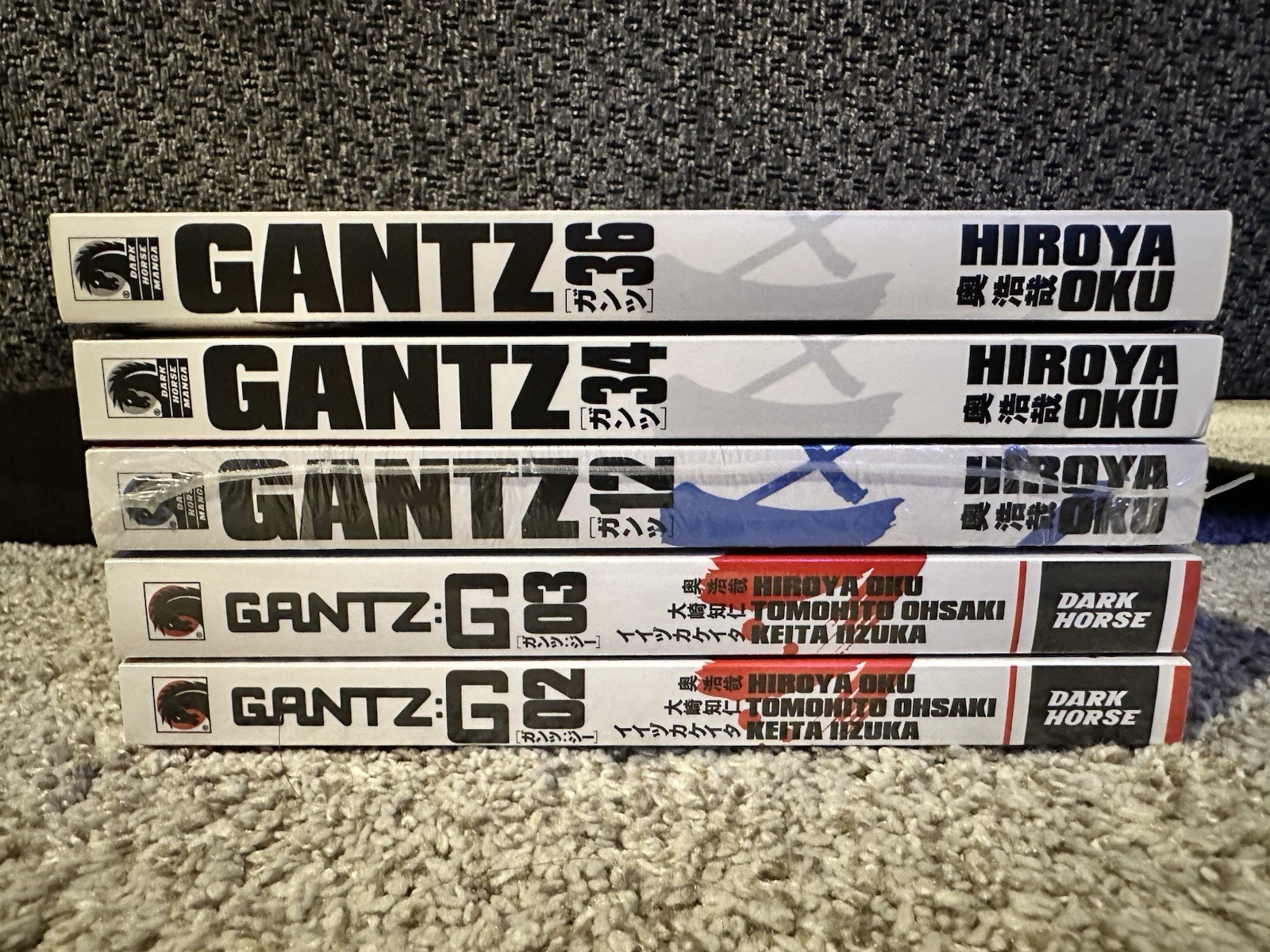 Gantz 12, 34, 36 & Gantz:G 2 &3 Manga Singles OOP Lot Hiroya Oku Dark Horse
