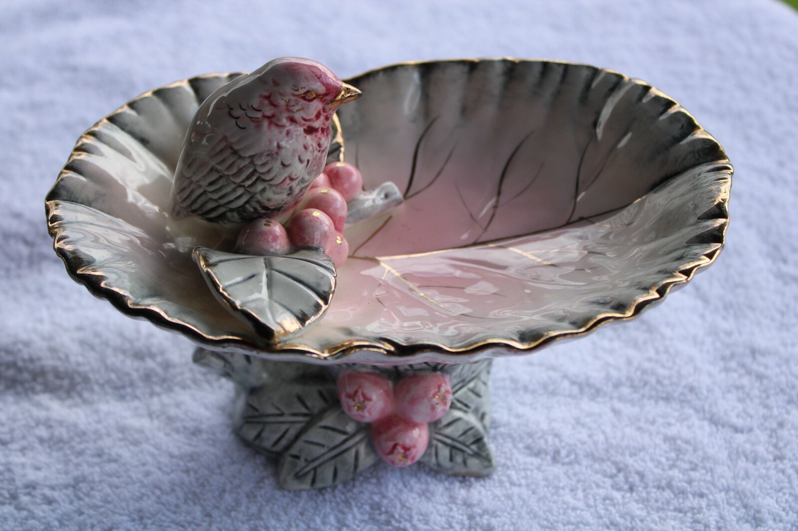 Vintage Ucagco Japan 1950s trinket dish figurine (12)
