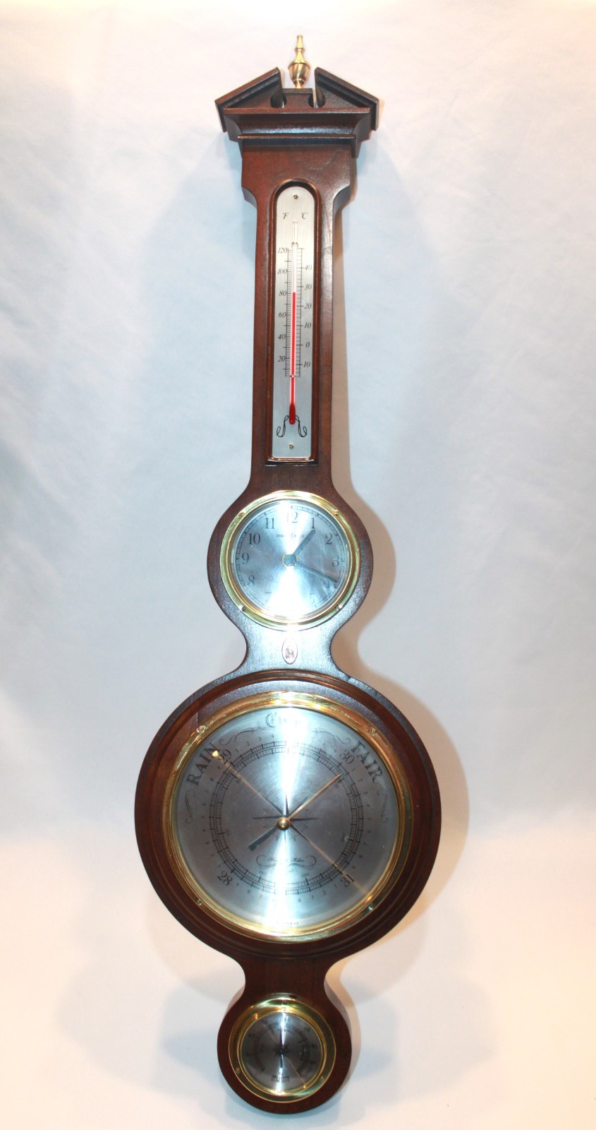 Howard Miller Banjo Thermometer Clock Large 31 Howard Miller Banjo Thermometer Clock Large 31