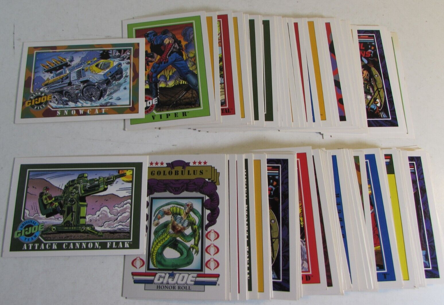 GI Joe 1991 Hasbro Marvel Comics Card Lot of 85 + Cards
