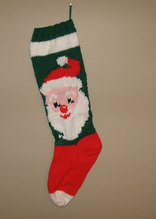 Hand Knitted Christmas Stockings Personalized Hand Knitted Christmas Stockings Personalized