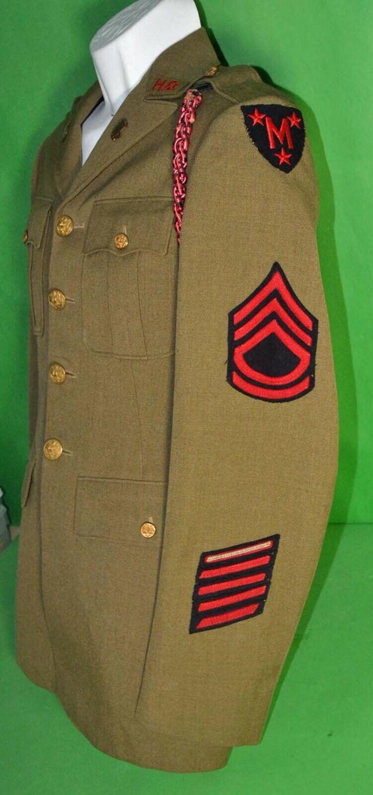 RARE 1930’s US Army Manlius ROTC HQ Staff uniform - Syracuse New York