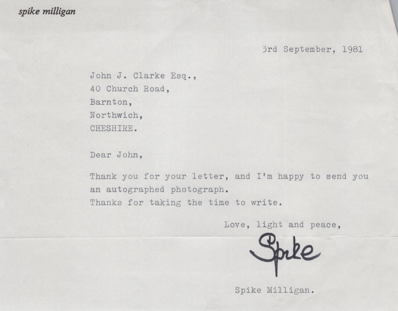 Spike Milligan, Actor, Comedian \