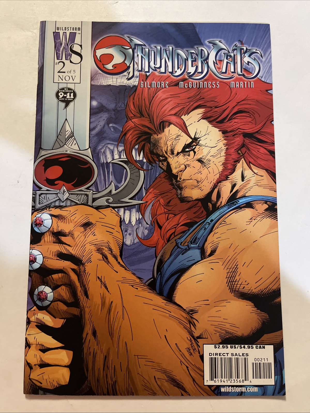 ThunderCats #2 Ultra Rare Jim Lee Variant Low Print Run 2002 Wildstorm Comics