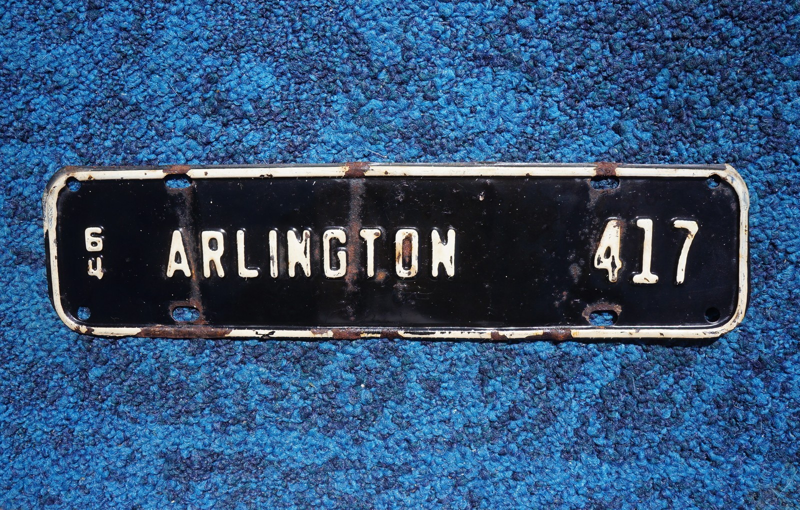 1964 ARLINGTON Virginia License Plate Topper 1964 ARLINGTON Virginia License Plate Topper
