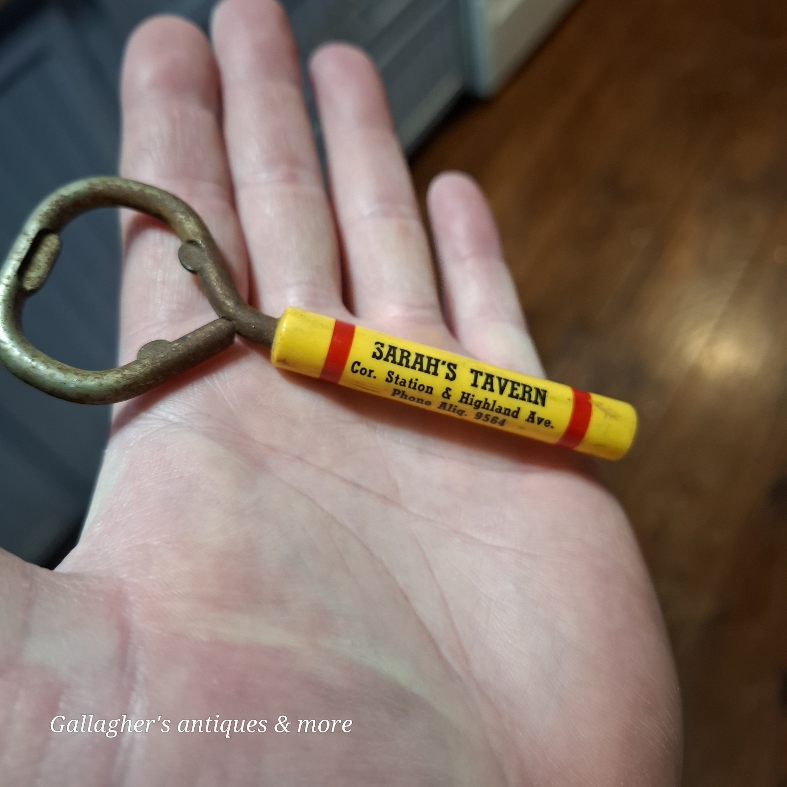 Sarah's tavern Bottle opener Jones & Laughlin Steel mill community Aliquippa Pa