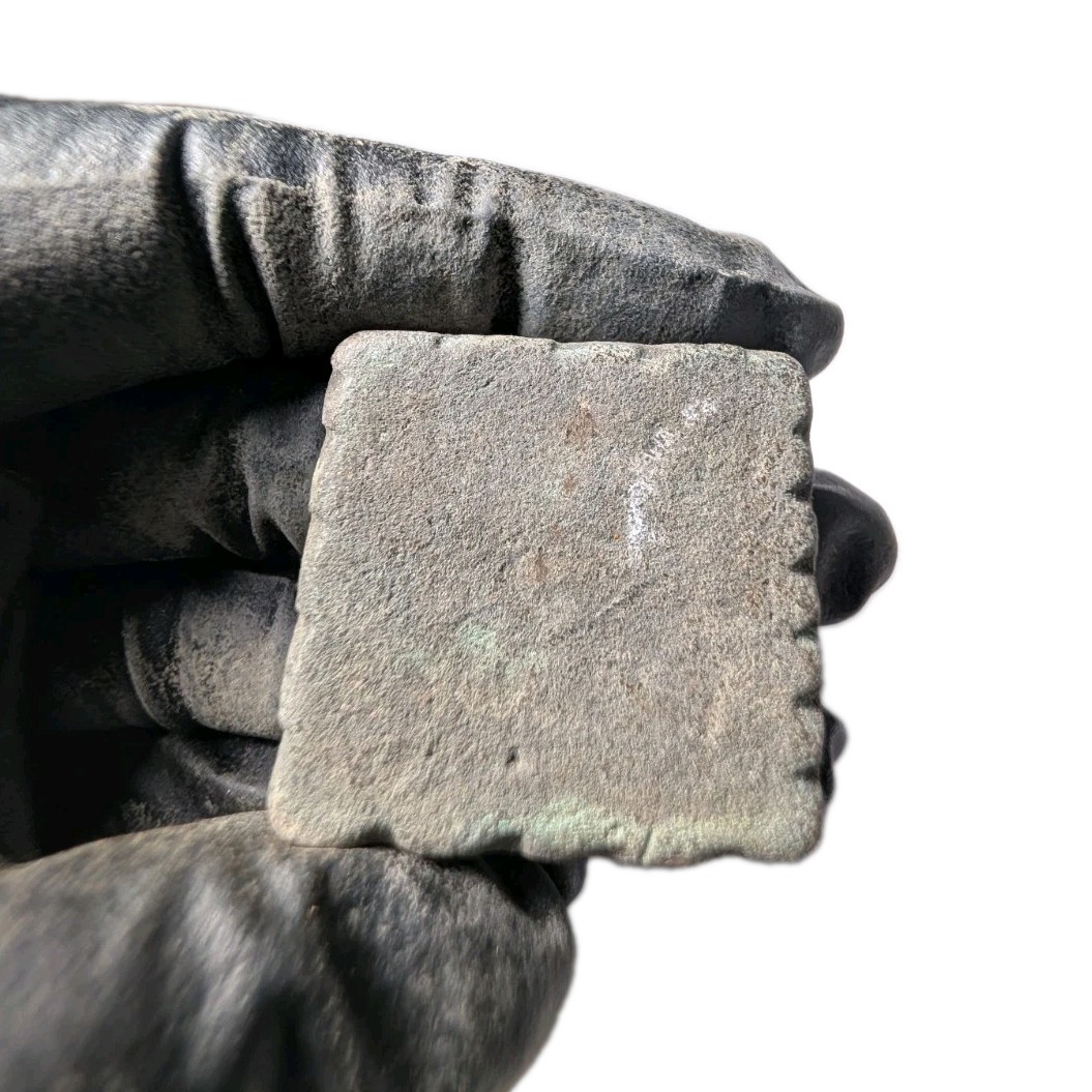 Ancient Judaea Levant Rectangular Weight 69.00g Notched Edges 6 Shekels COA