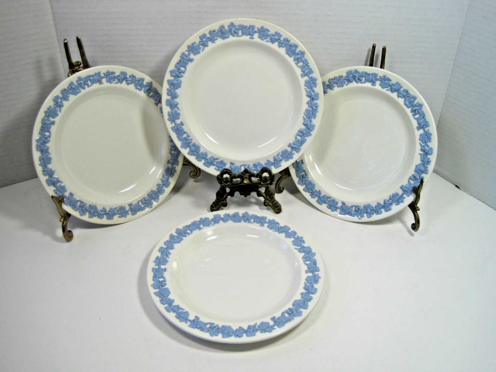 Wedgwood Embossed Queensware Desert Tea Plates 7 Wedgwood Embossed Queensware Desert Tea Plates 7