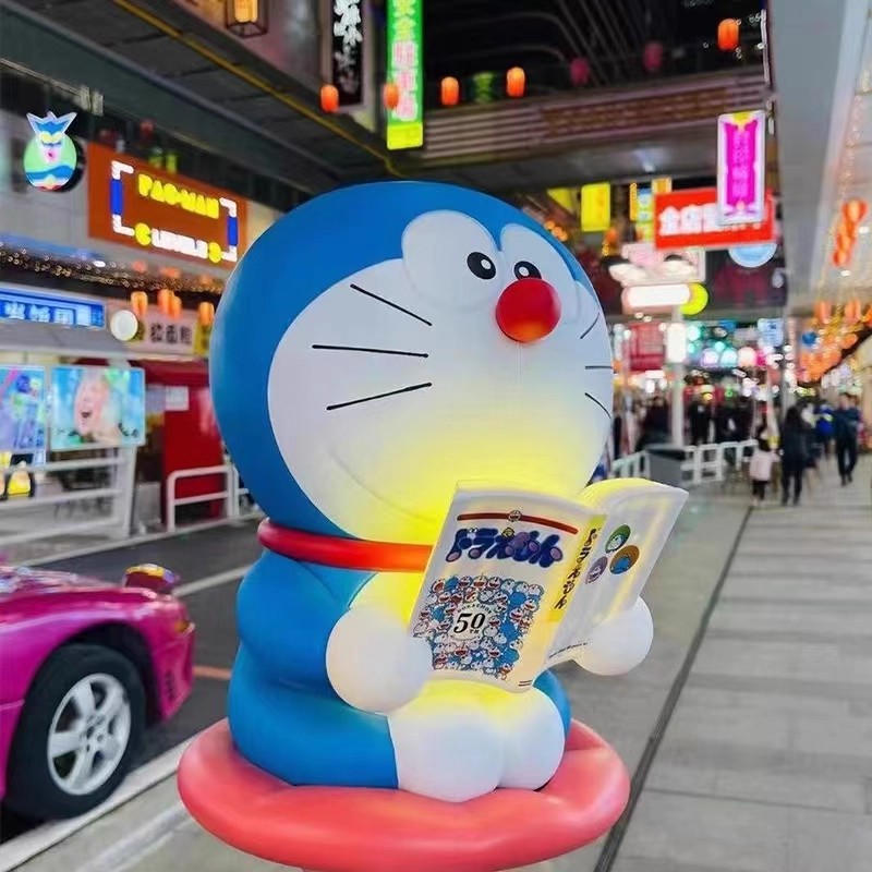 43cm Doraemon 50th Anniversary Touch Lamp Statues Figures Night Light Toys Model 43cm Doraemon 50th Anniversary Touch Lamp Statues Figures Night Light Toys Model