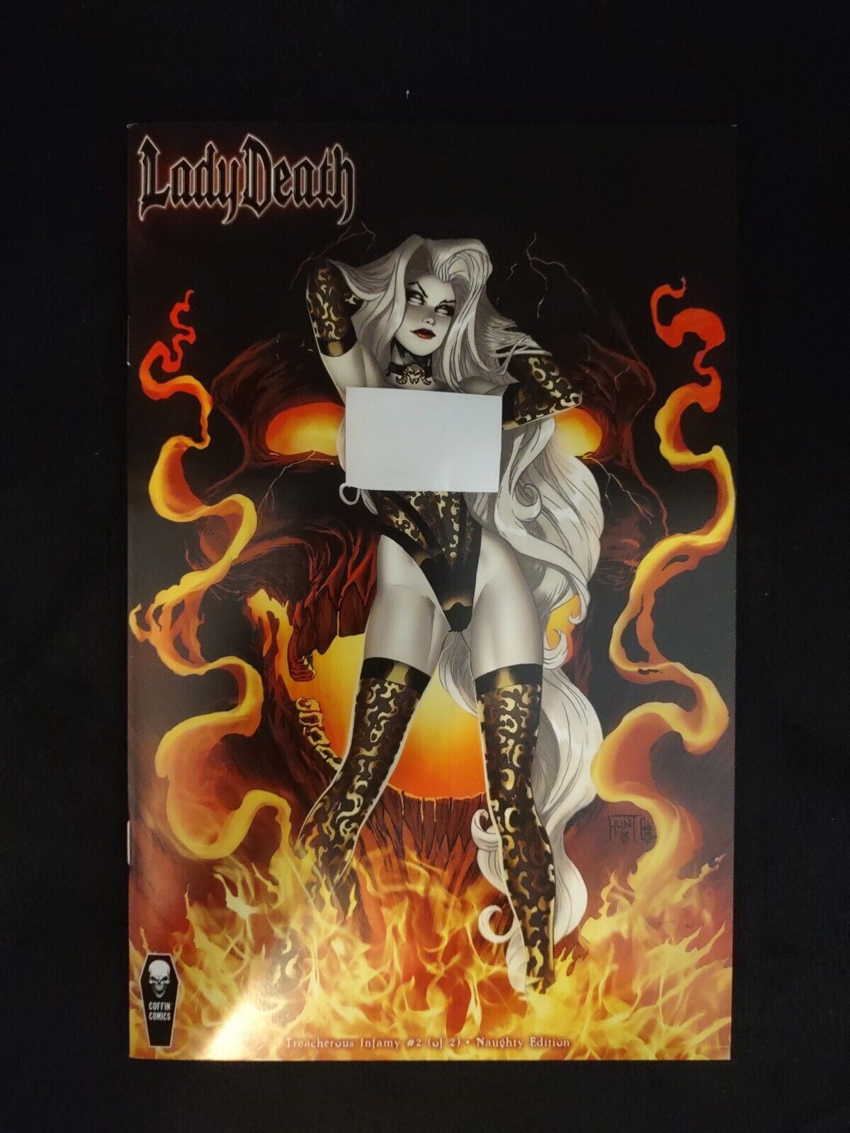 Lady Death Treacherous Infamy #2 Naughty Edition/ Look Pics & Read/1st Print....