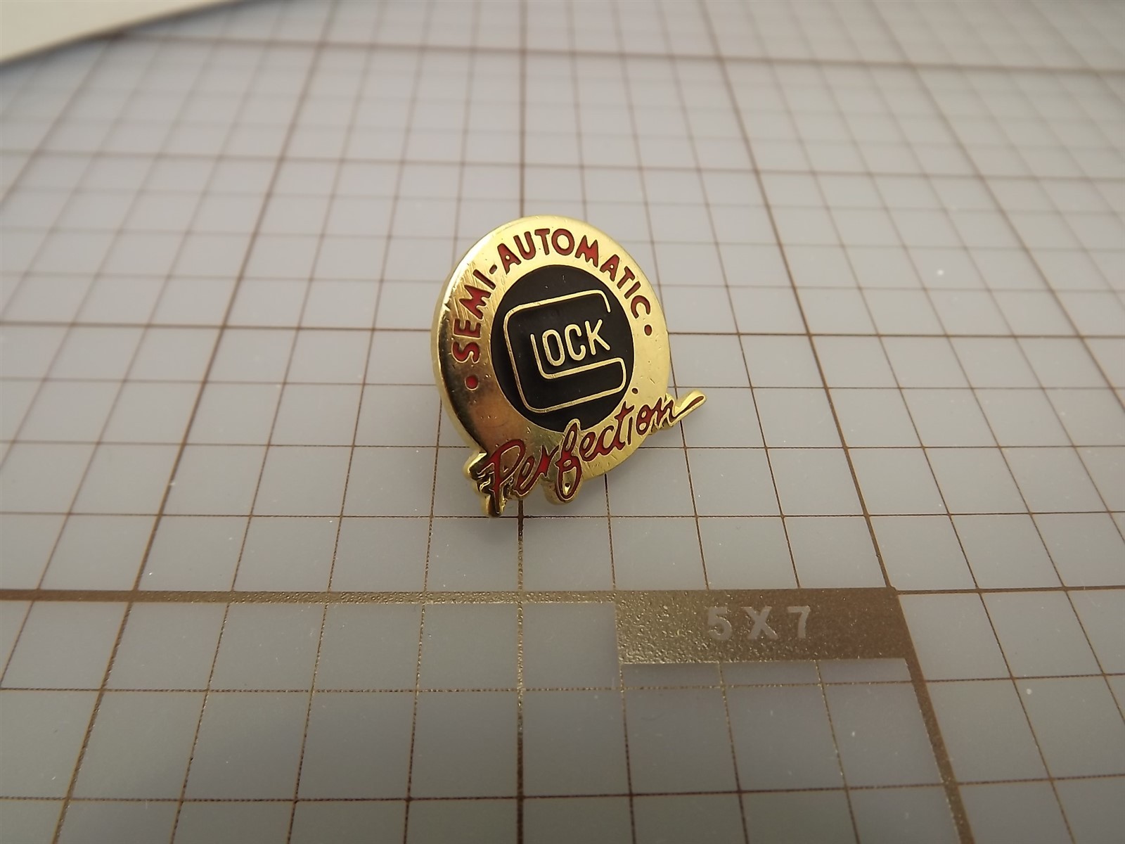 Glock Semi-Automatic Perfection LAPEL / HAT PIN BRAND NEW 3/4