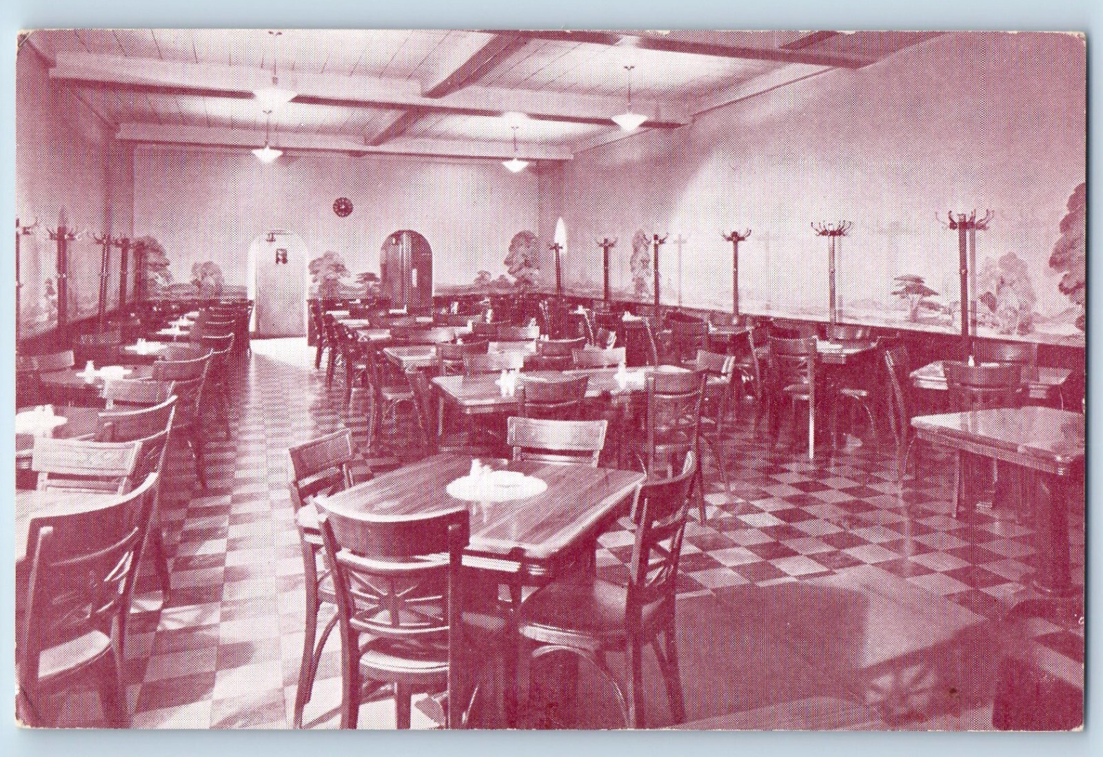 New Haven Connecticut CT Postcard Richey\'s Good Food Restaurant Dining Vintage New Haven Connecticut CT Postcard Richey\'s Good Food Restaurant Dining Vintage