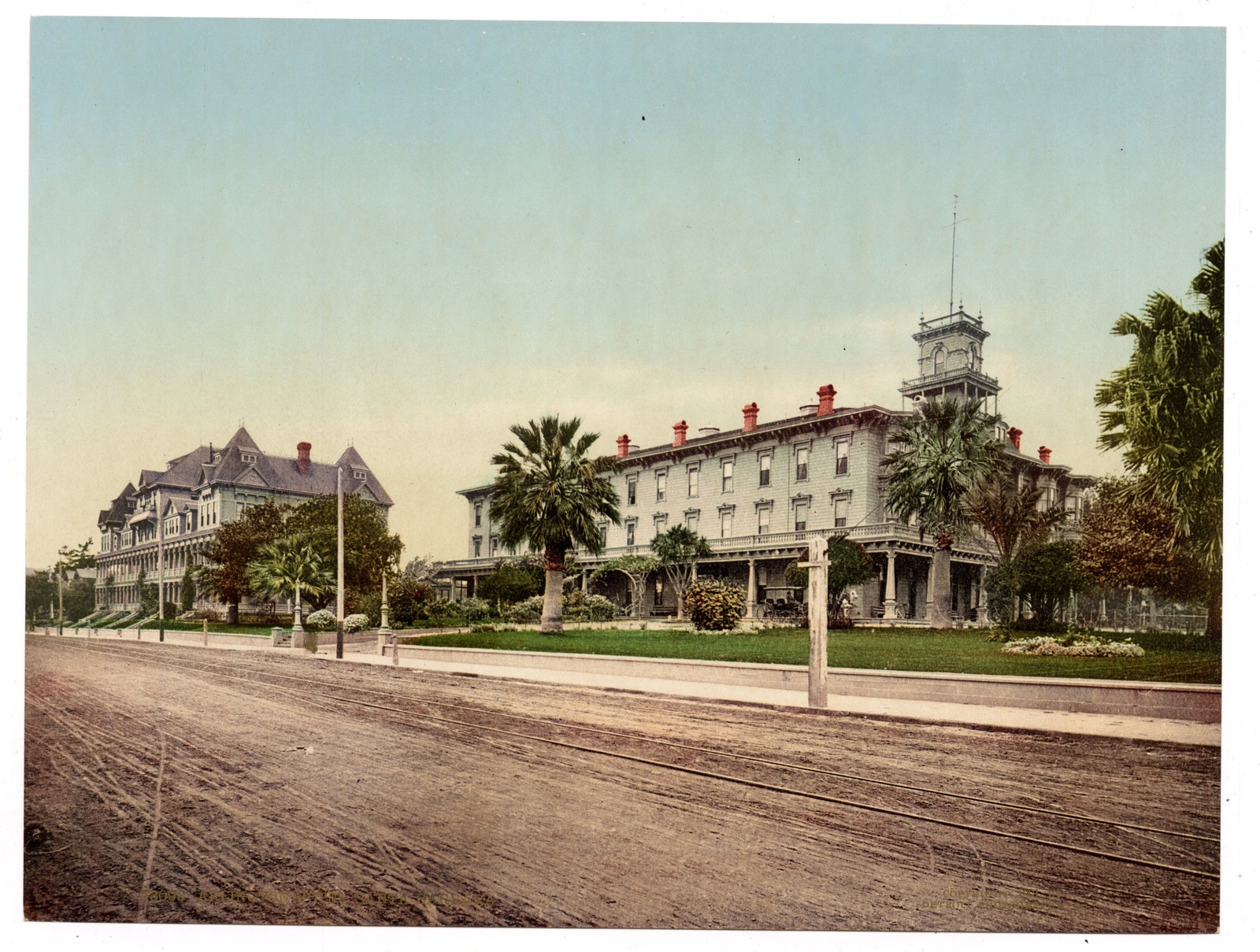 1901 Arlington Hotel, Santa Barbara, California Detroit Photographic Photochrome