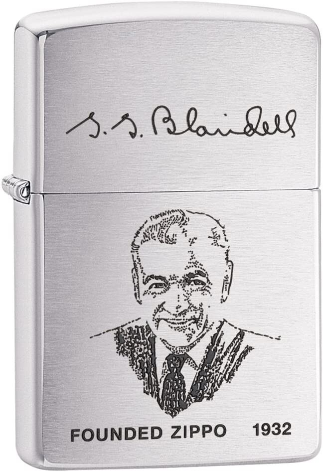 Zippo Founder Brushed Chrome 200FL