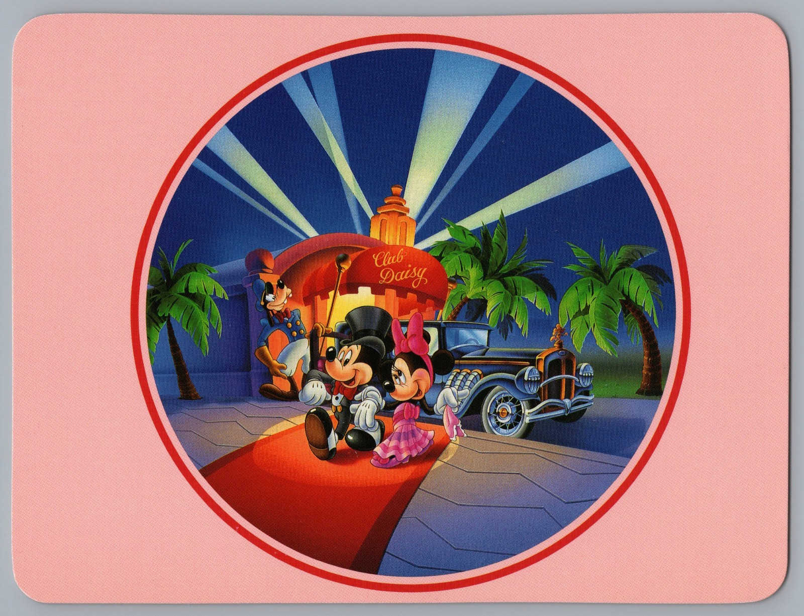 Mickey And Minnie Club Daisy MGM Studios Disney World Oversized Postcard