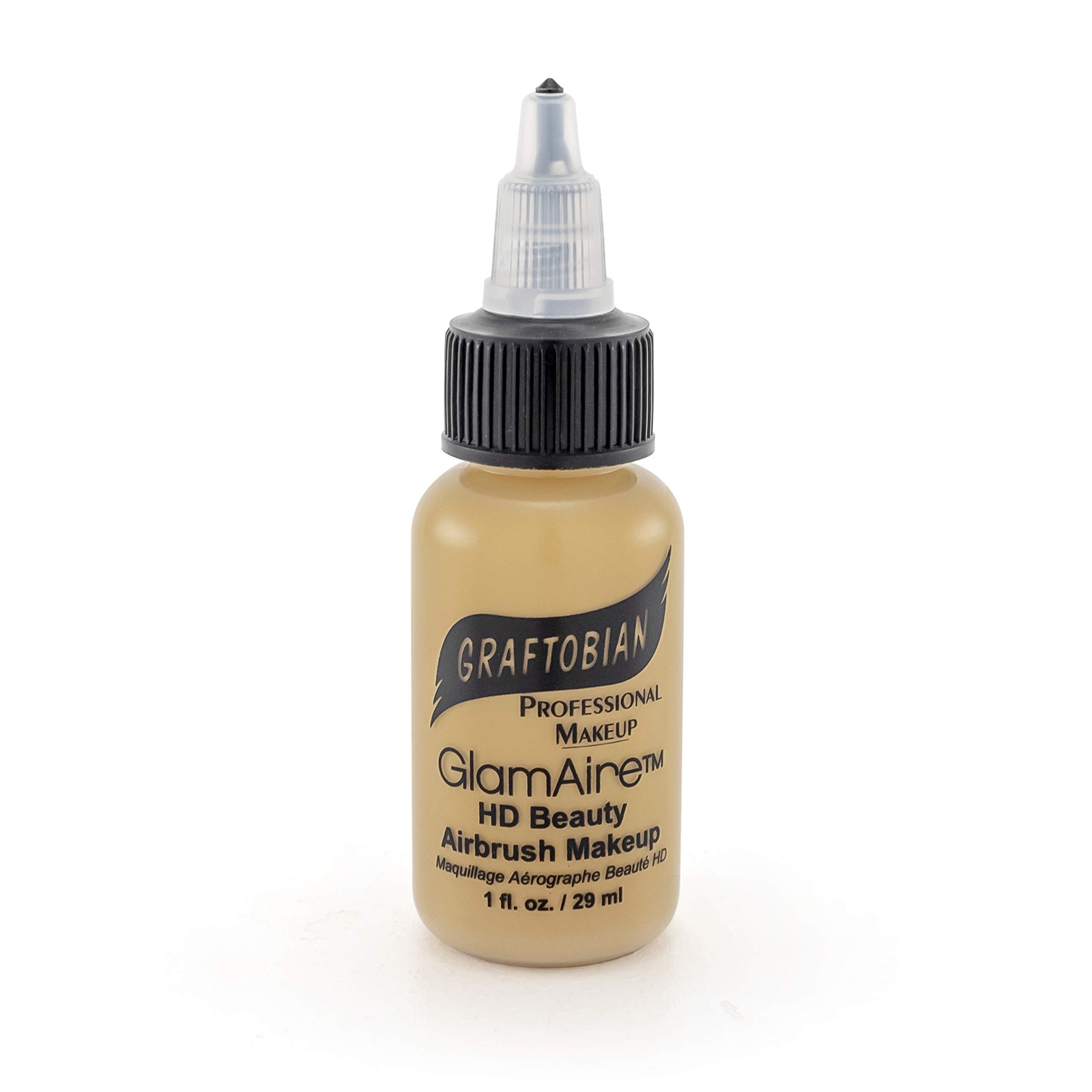 Graftobian GlamAire HD Airbrush Foundation, Pro Formula, Caramel, Made in USA