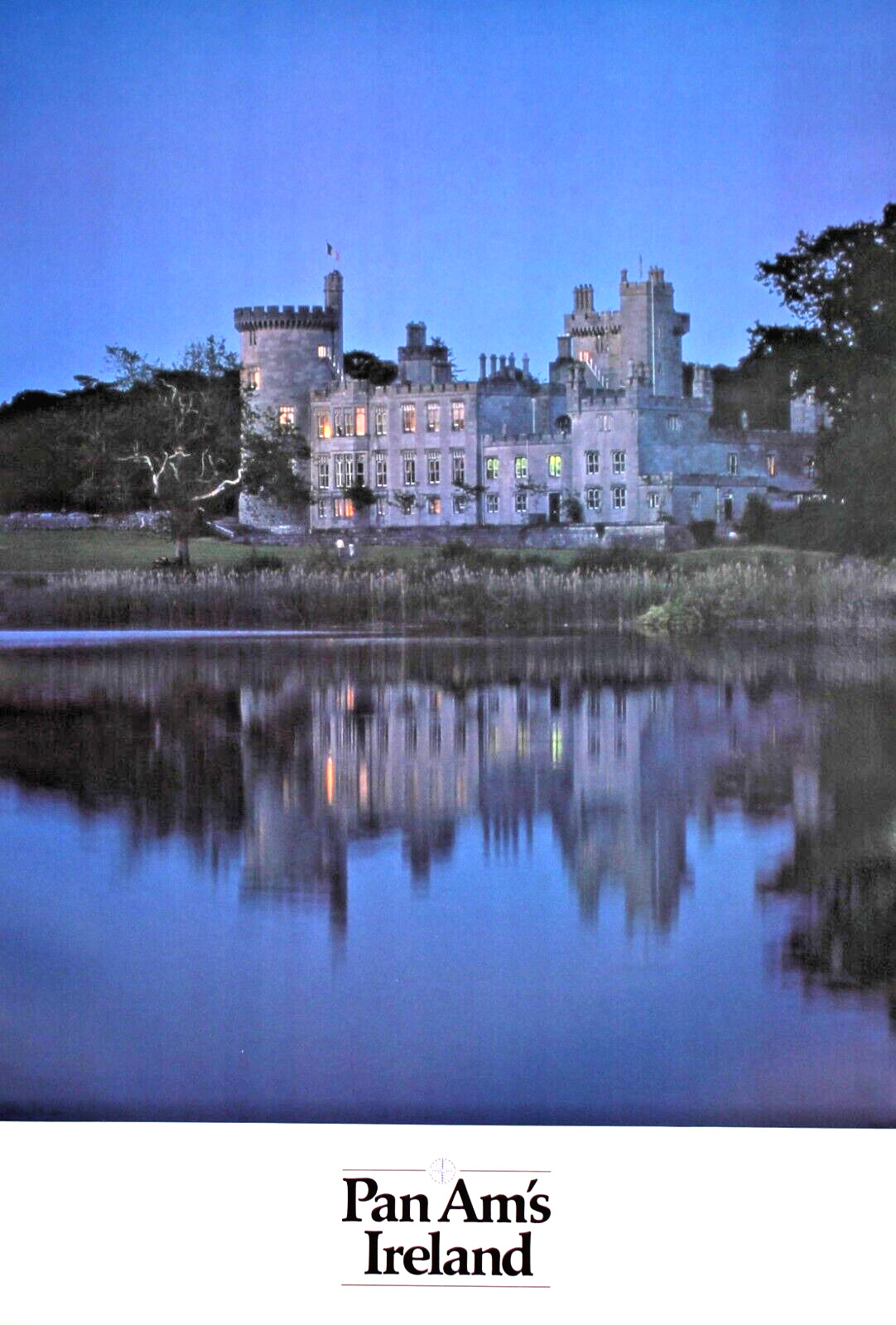 Fantastic Pan Am Ireland poster from the 1987 series, unused - 28