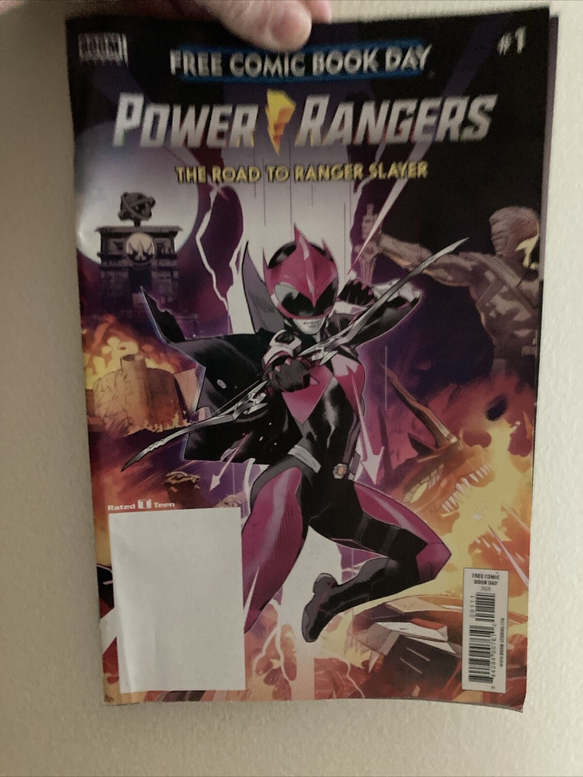 Power Rangers: Road to Ranger Slayer #1 FCBD Edition BOOM Studios 