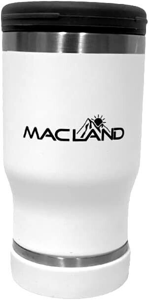 Landzie Macland Thermos Can Cooler Insulated Cup - White