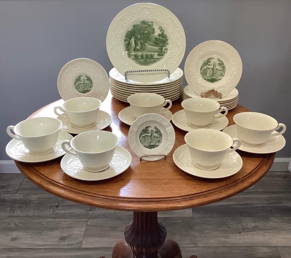 Wedgwood Smith College Patrician Antique 35 piece SET ca. 1932
