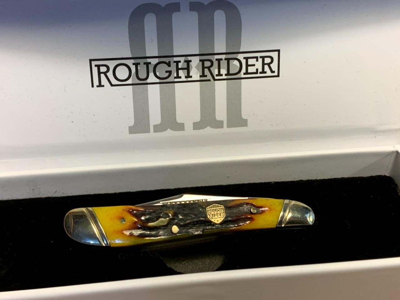 Rough Rider Brown Stag Bone Peanut 2 3/4\
