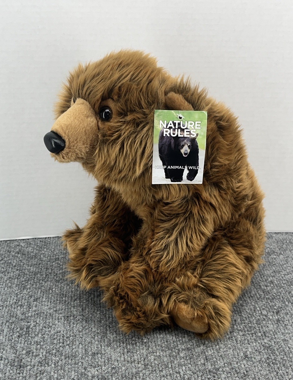 Yellowstone National Park Brown Grizzly Bear Plush 12\
