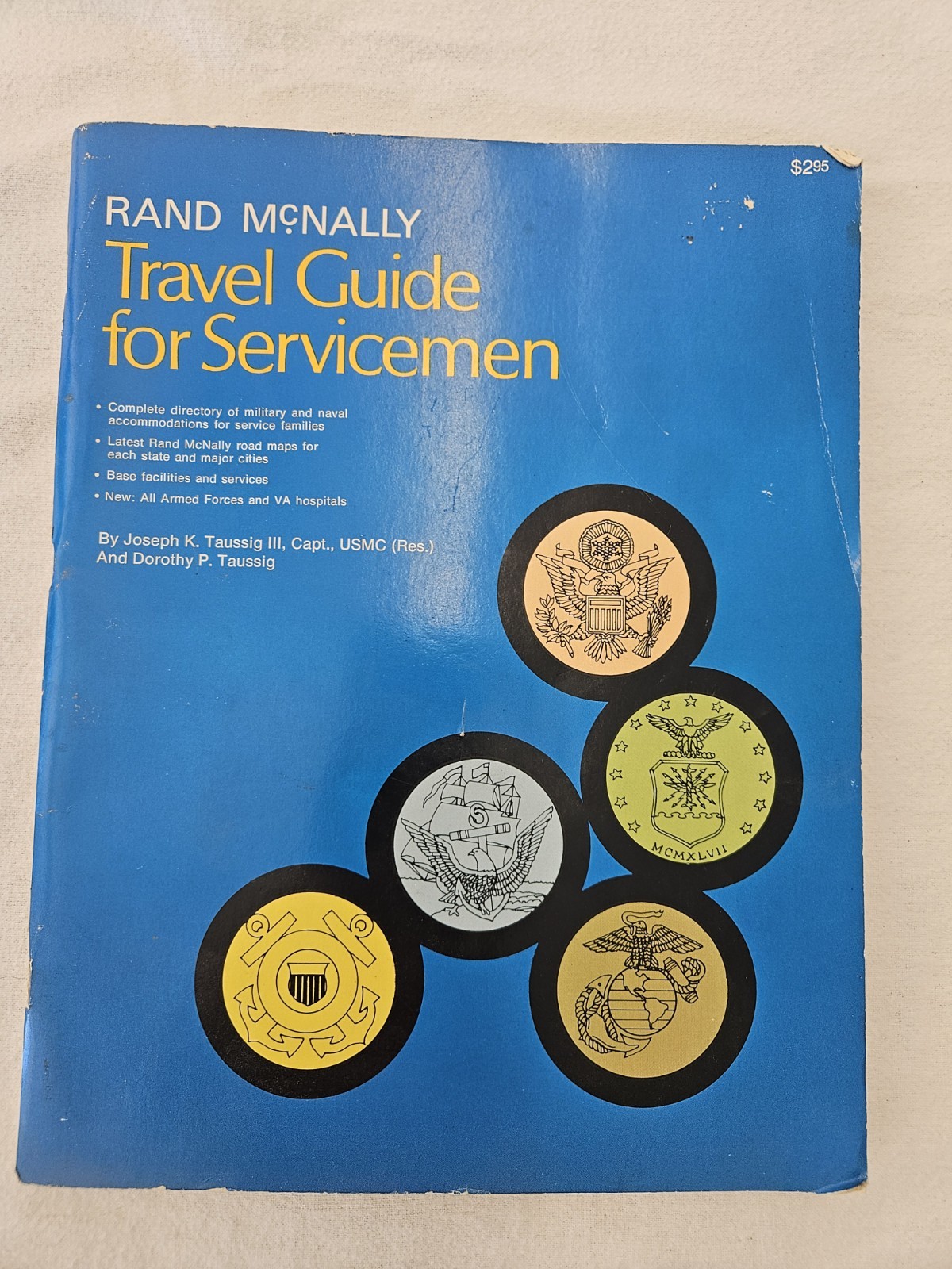 Vintage 1971 Rand McNally Travel Guide For Servicemen