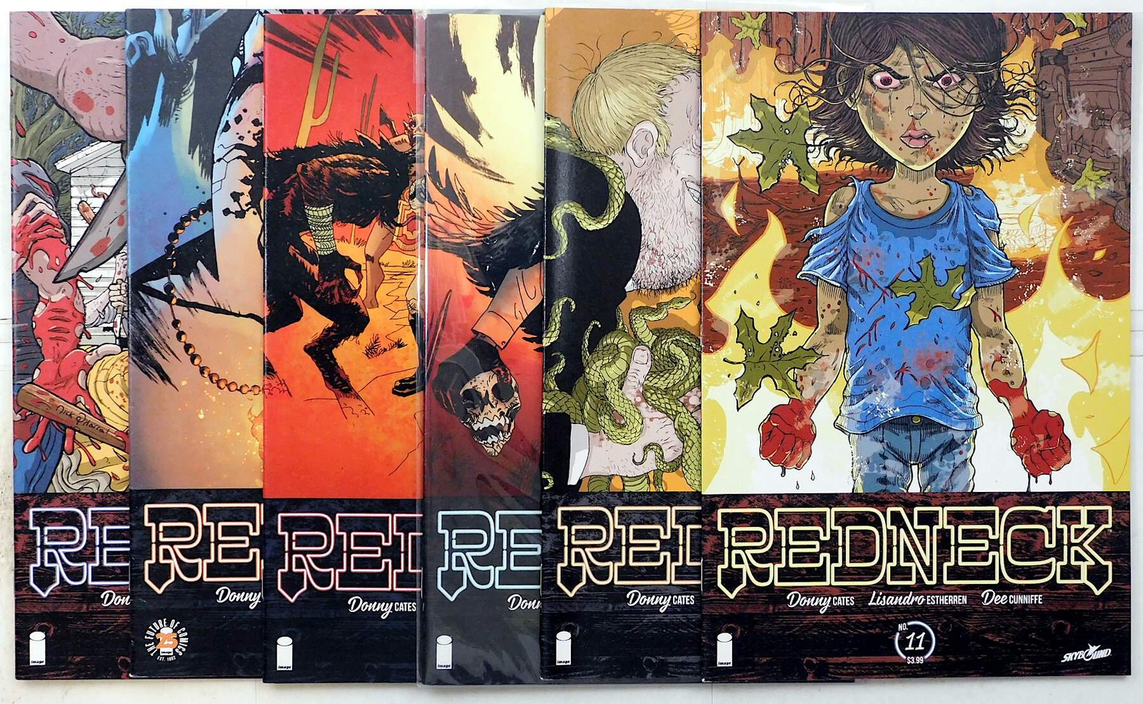 Redneck Lot of 6 #5, 10, 11, 12, 20, 21 2018 Image Comics 1st Print Comic Books