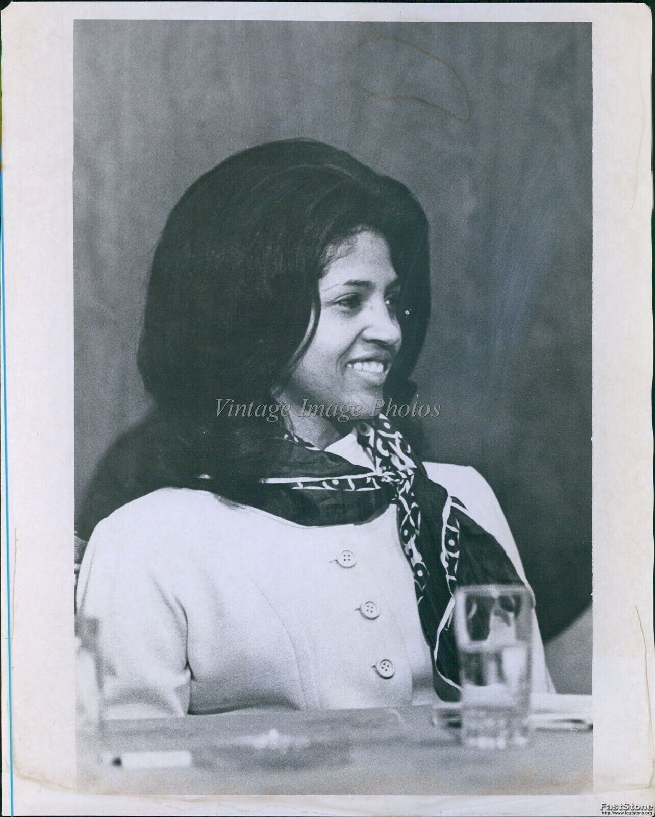 1970 Architect Mrs David Hunter At Black Womens Symposium Event Press Photo 8x10