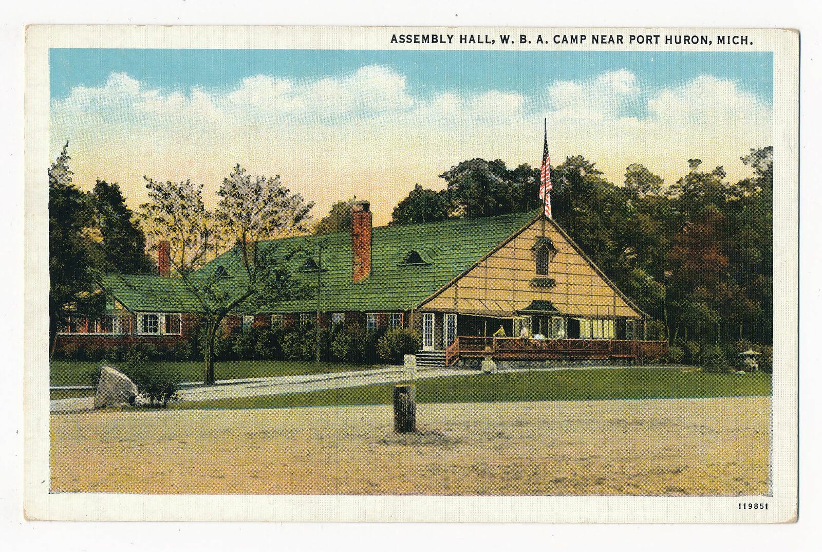 Assembly Hall, Woman’s Benefit Association, Port Huron, Michigan ca.1920's Assembly Hall, Woman’s Benefit Association, Port Huron, Michigan ca.1920's