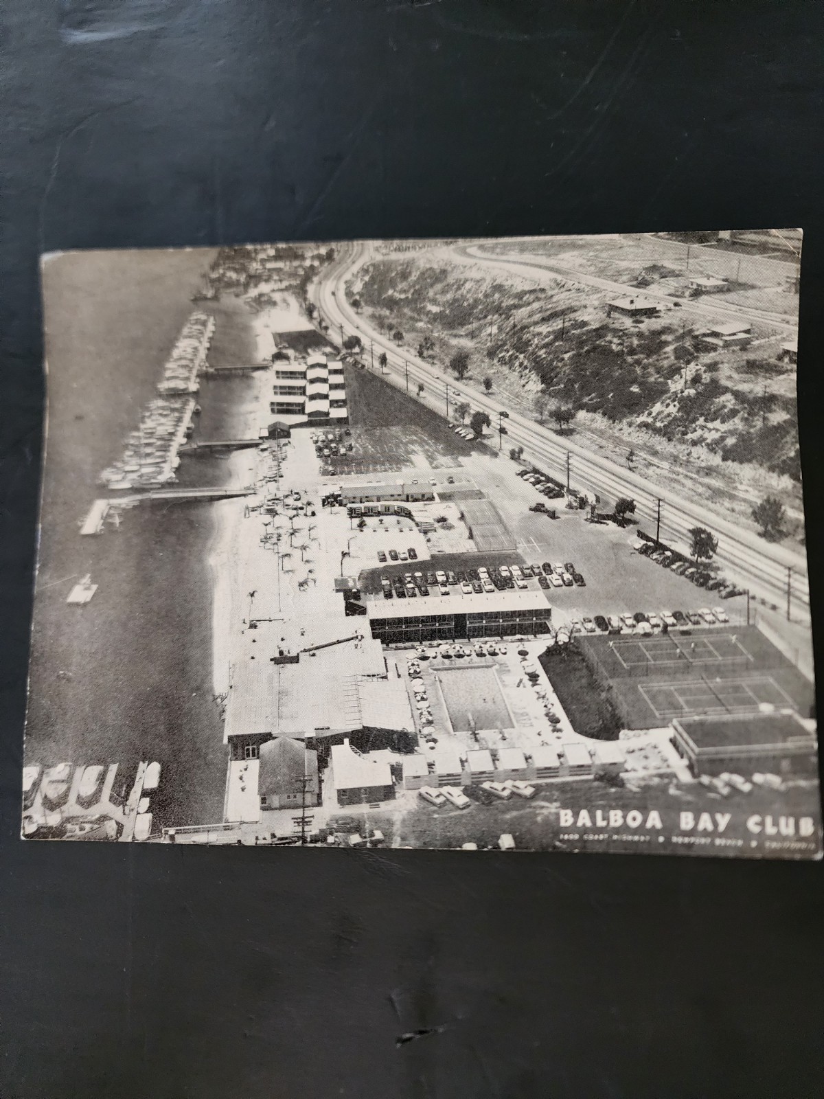 1951 Balboa Bay Club Newport Beach Postcard Victor McLaglen Wife Margaret Letter