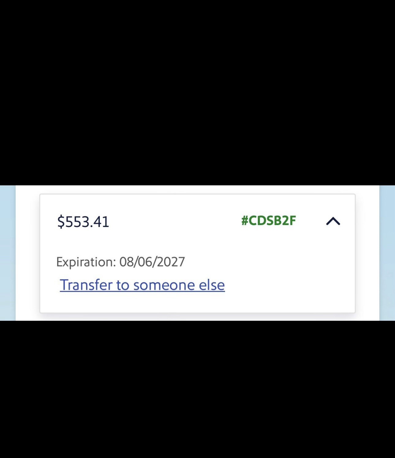 Southwest Airlines $553.41 Transferable Flight Credit [DIGITAL DELIVERY]