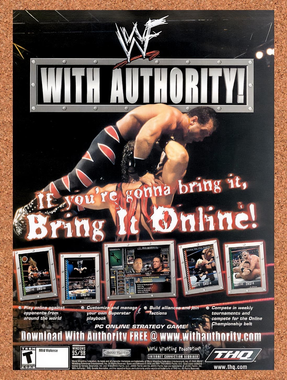 2002 WWF With Authority PC Original Advertisement / Retro Promo v1 2002 WWF With Authority PC Original Advertisement / Retro Promo v1