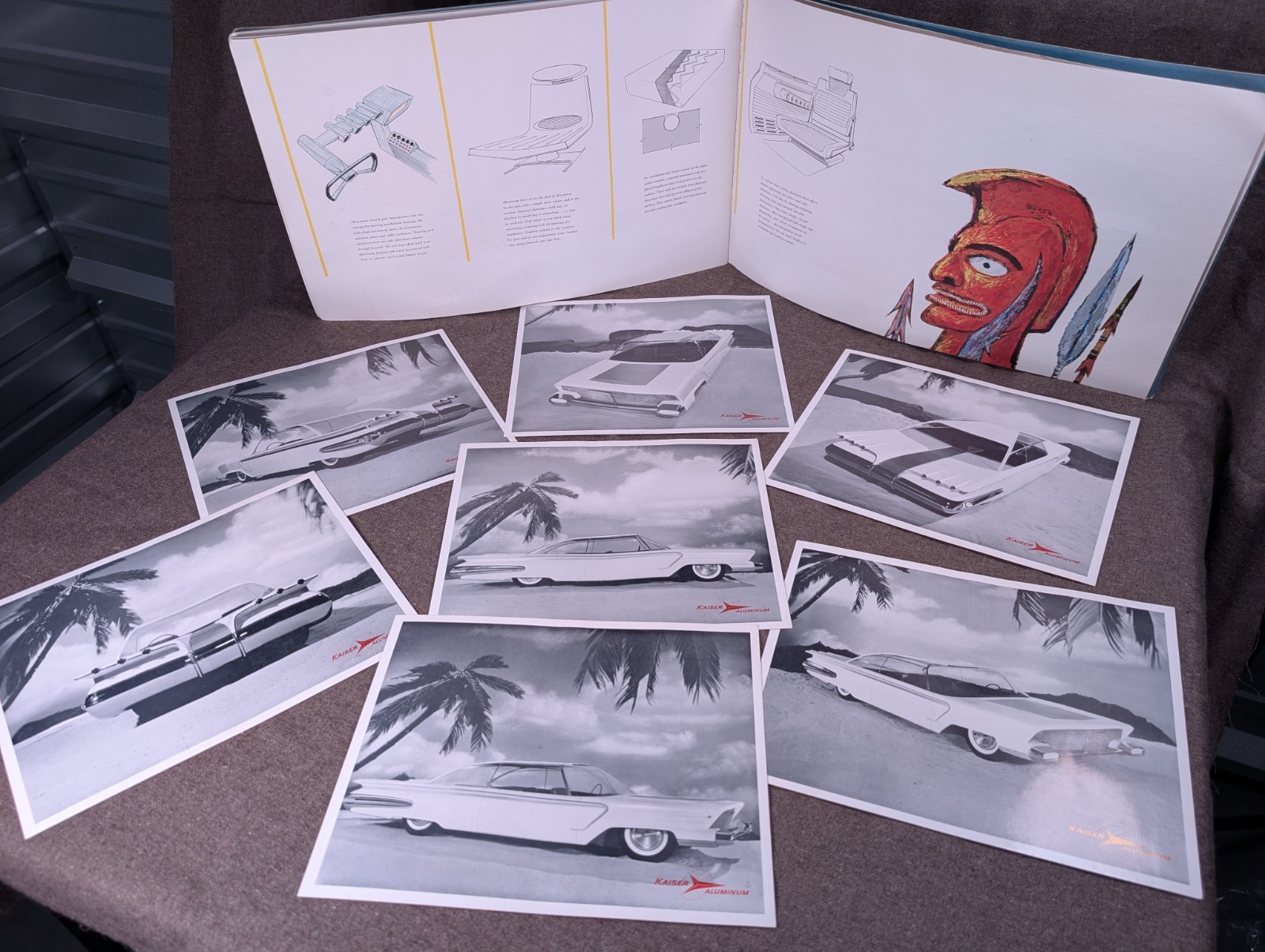 RARE Vintage Kaiser Aluminum Brochure & Photos