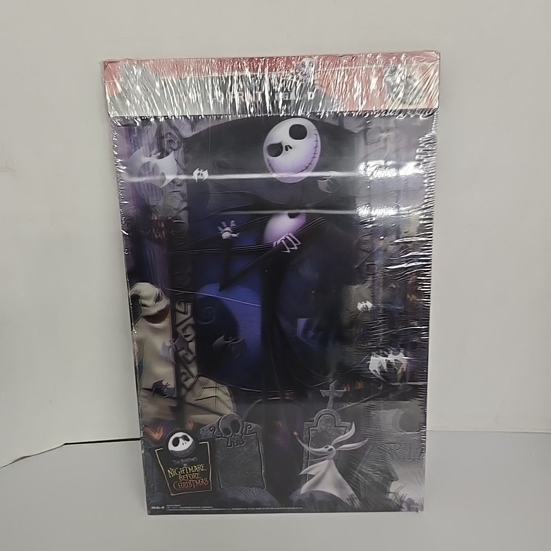 New Real D 11x17 3D Lenticular Jack & Zero Poster Nightmare Before Christmas