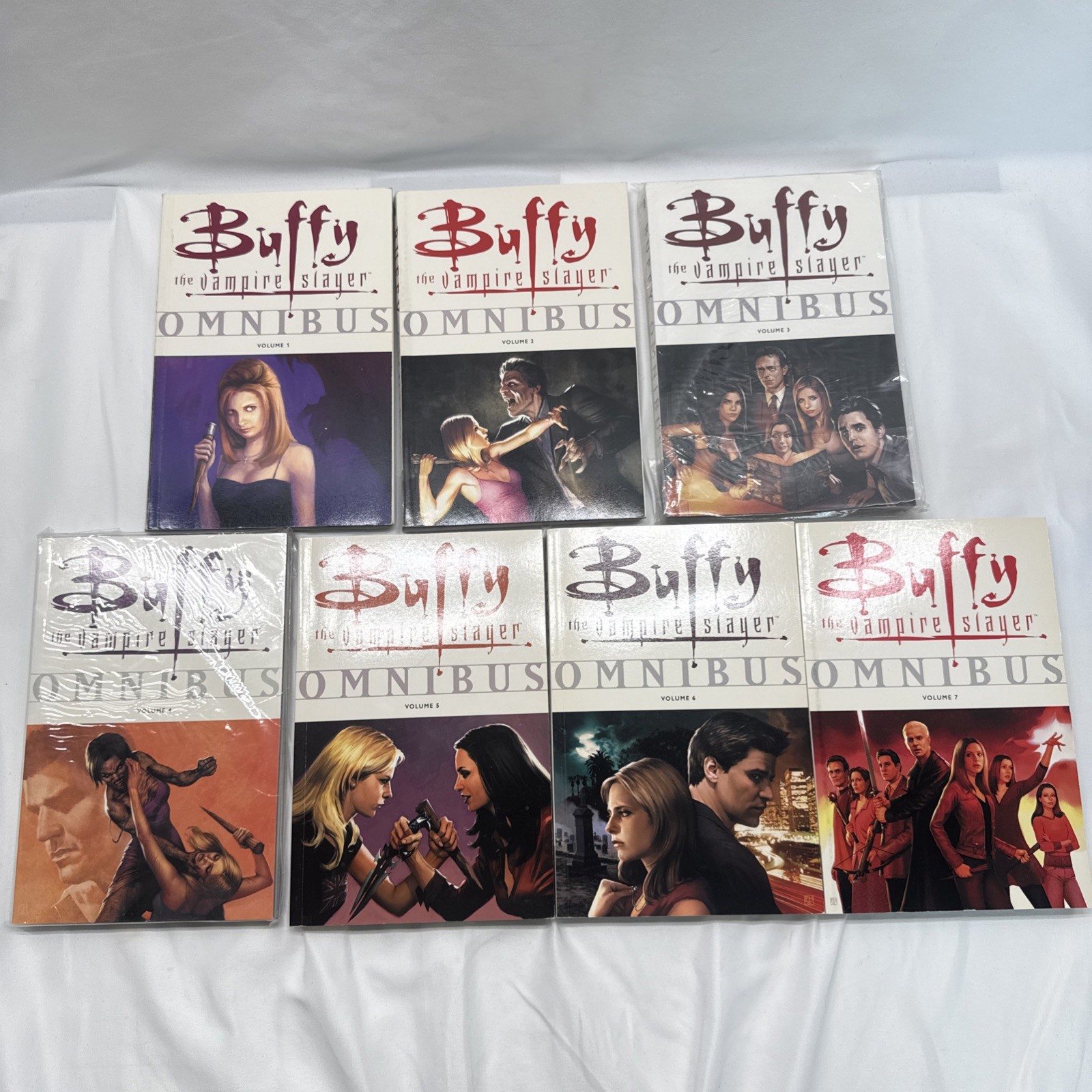 Complete Set Buffy The Vampire Slayer Omnibus Volumes 1-7 First Prints